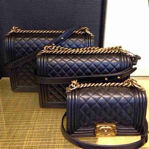 chanel le boy size compare|More.